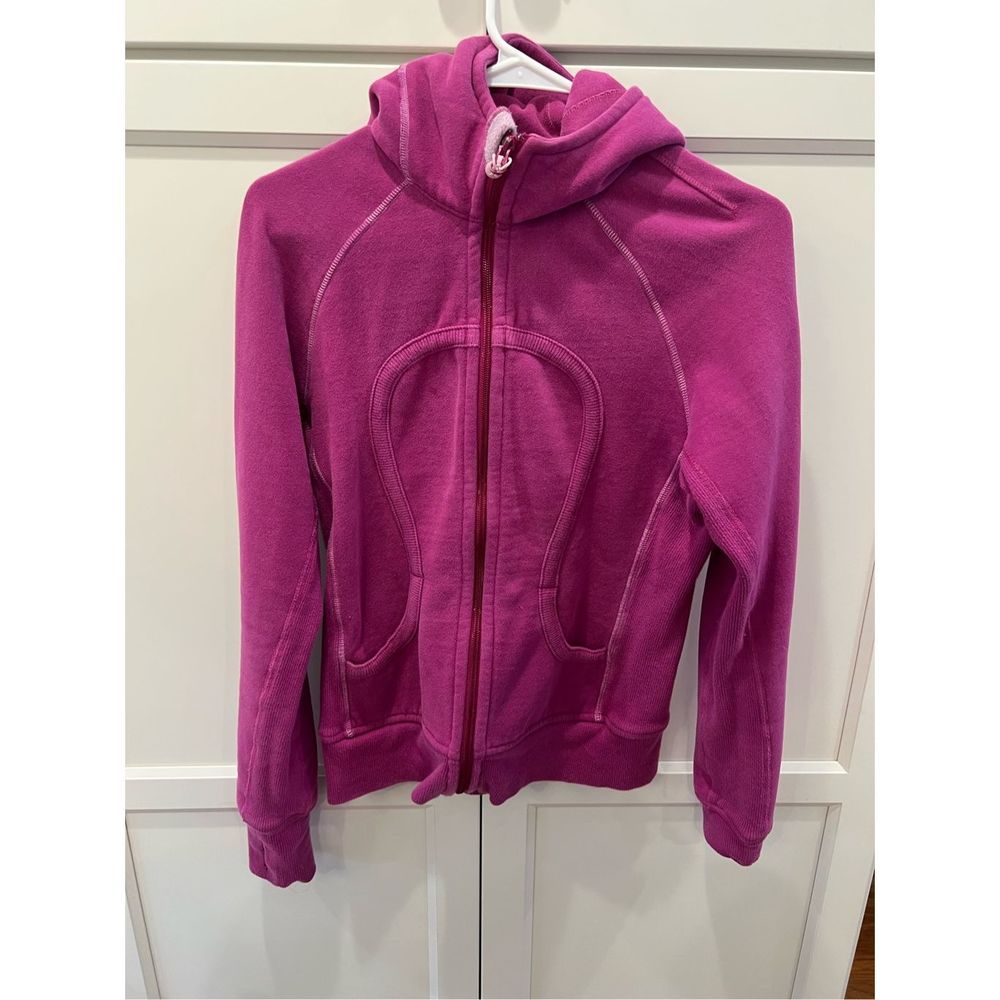 Lululemon size 6 scuba full zip hoodie activewear athleisure